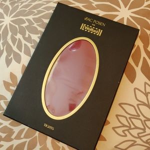 NIB Zac Posen fir Wolford Red tights